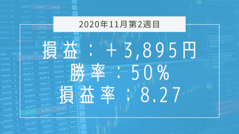 【2020年11月2週目】成績と振り返り